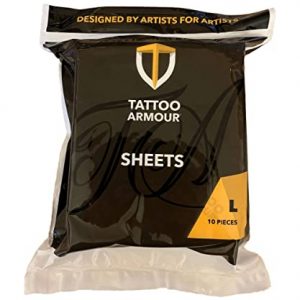 Tattoo Armour - Large (10 Pcs) White finish