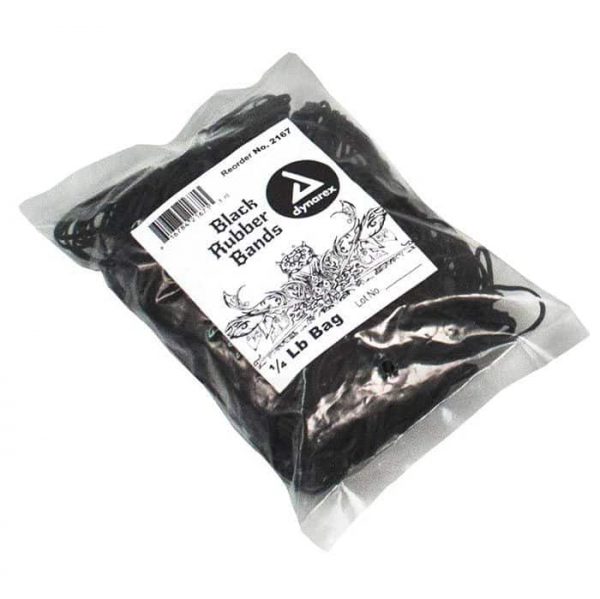 Dynarex Black Rubber Bands